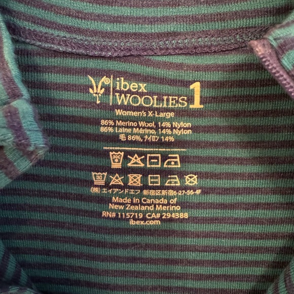 Ibex 1/4 zip base layer. Woolies I - Picture 2 of 5